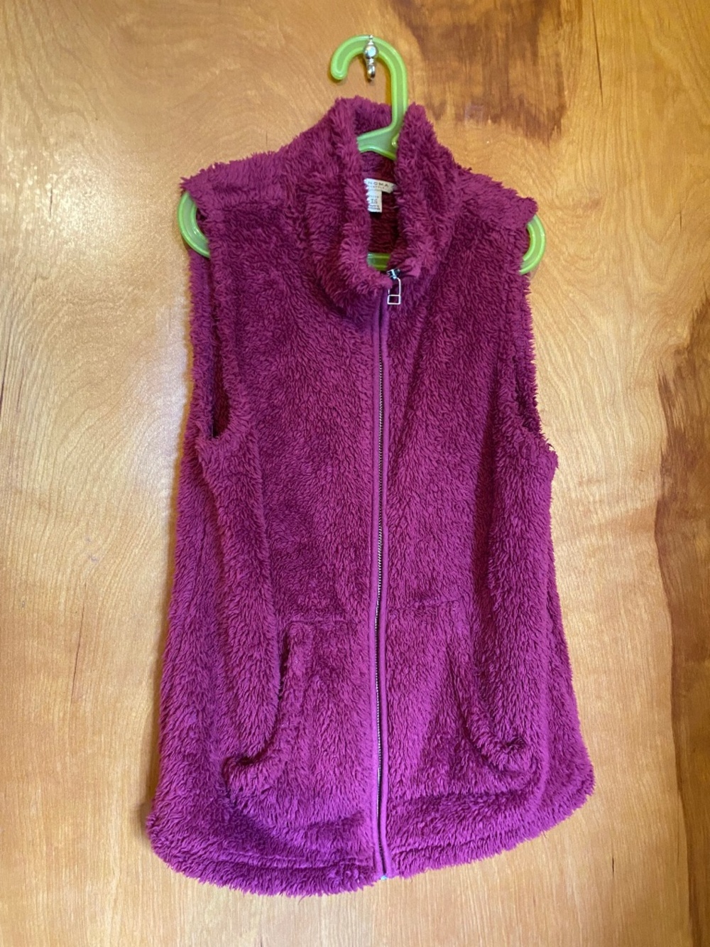 Sonoma Petite XS Pink Sherpa Vest